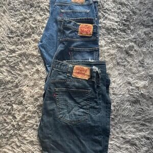 Levi's Bundle 3 pair of denim jeans